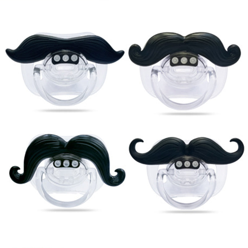 Funny Mustache Baby Pacifier