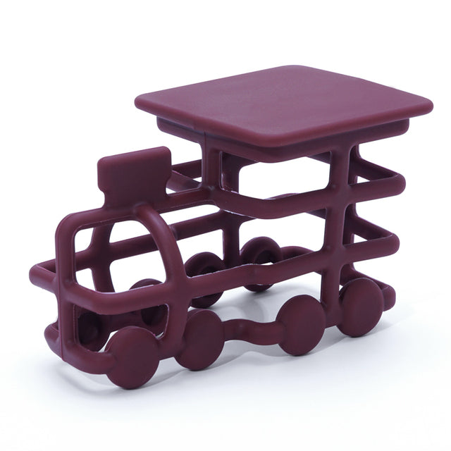 car and train shaped non-toxic silicon teether