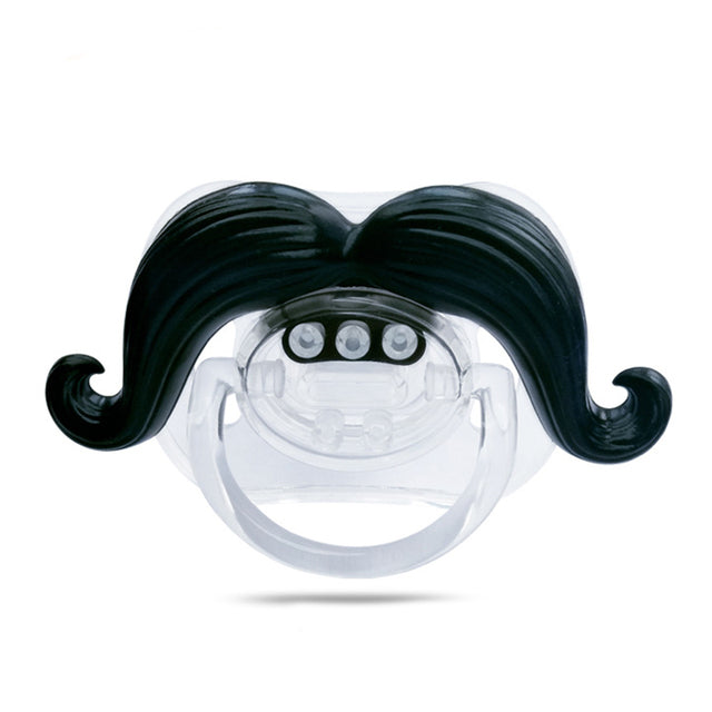 Funny Mustache Baby Pacifier